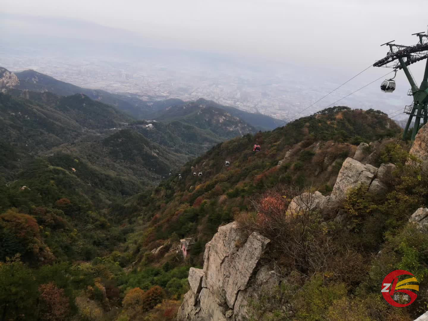 國慶第六天的泰山景區(qū)