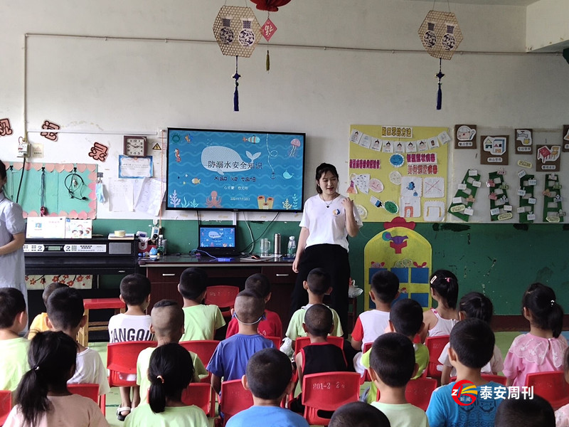 青春學子夢，防溺入校園   —泰科學子走進楊莊鎮(zhèn)中心幼兒園